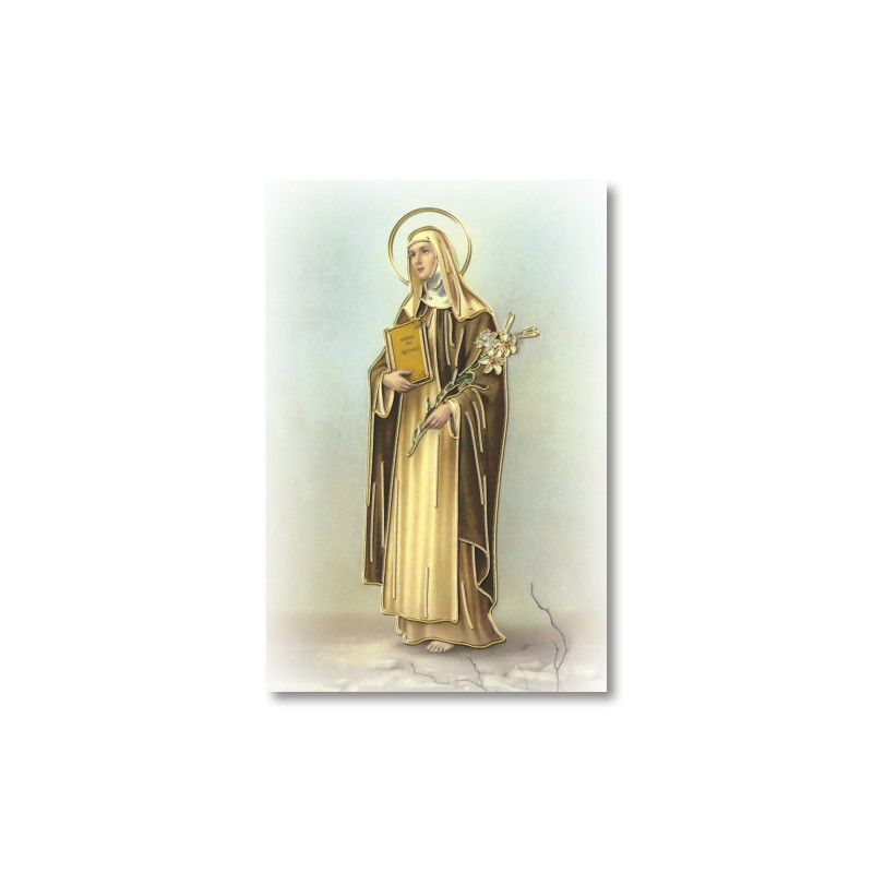Santino Mignon Santa Caterina da Siena con oro a caldo Santino Mignon Santa Caterina da Siena con oro a caldo