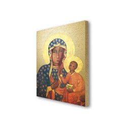 Quadretto in MDF della Madonna di Czestochowa