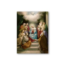 Quadretto in MDF della Pentecoste
