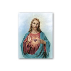 Quadretto in MDF del Sacro Cuore di Gesù