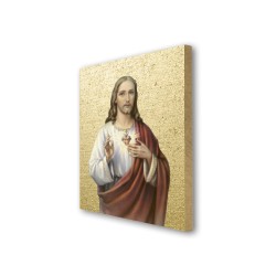 Quadretto in MDF del Sacro Cuore di Gesù