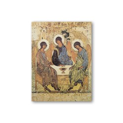 Quadretto in MDF della Trinità
