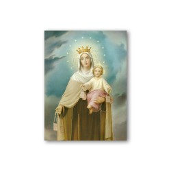 Quadretto in MDF della Madonna del Carmelo