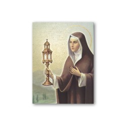 Quadretto in MDF di Santa Chiara