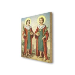 Quadretto in MDF dei Santi Medici
