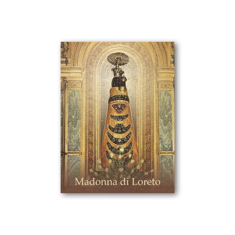 Quadretto in MDF della Madonna di Loreto