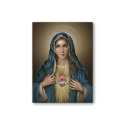 Quadretto in MDF del Cuore Immacolato di Maria