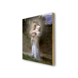 Quadretto in MDF della Madonna della Divina Innocenza