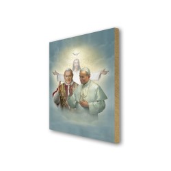 Quadretto in MDFdei Papi Giovanni XXIII e Giovanni Paolo II