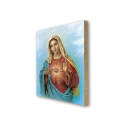 Quadretto in MDF del Cuore Immacolato di Maria