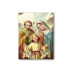 Quadretto in MDF della Sacra Famiglia