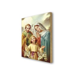 Quadretto in MDF della Sacra Famiglia