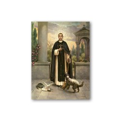 Quadretto in MDF di San Martin de Porres