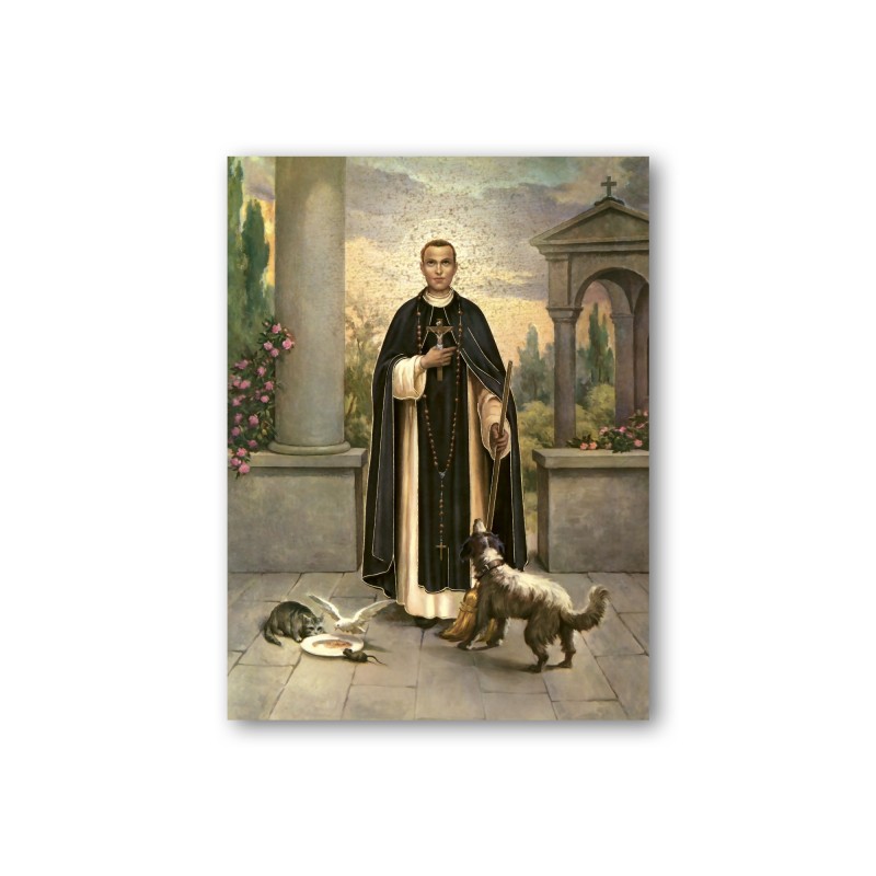 Quadretto in MDF di San Martin de Porres