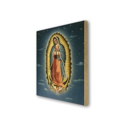 Quadretto in MDF della Madonna di Guadalupe