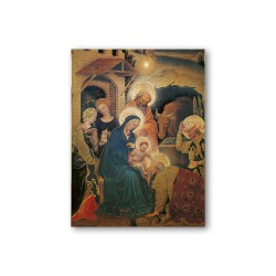 Quadretto in MDF dell'Adorazione dei Magi