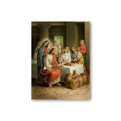 Quadretto in MDF delle Nozze di Cana