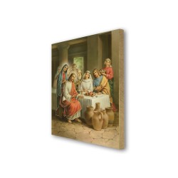 Quadretto in MDF delle Nozze di Cana