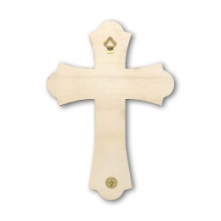 Croce vintage in legno di Gesù Misericordioso
