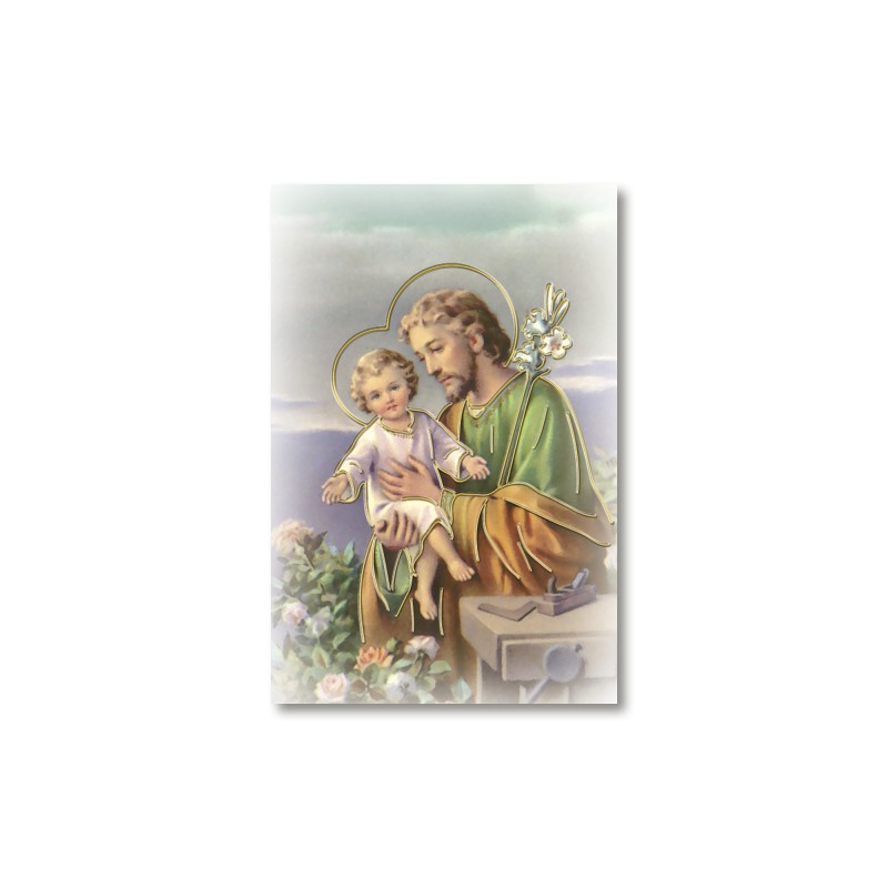 Santino Mignon San Giuseppe con oro a caldo Santino Mignon San Giuseppe con oro a caldo