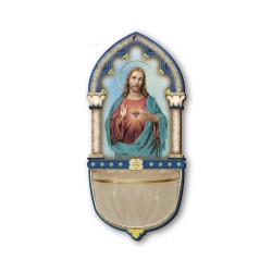 Acquasantiera del Sacro Cuore di Gesù