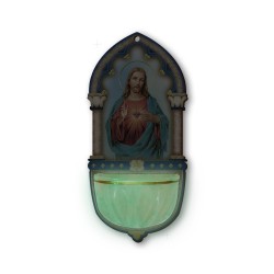 Acquasantiera del Sacro Cuore di Gesù