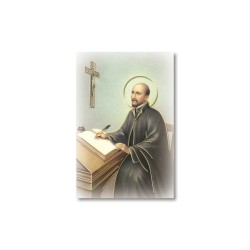 Santino Mignon Sant'Ignazio di Lojola con oro a caldo