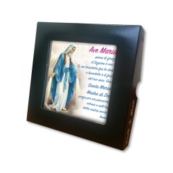 Piastrella della Madonna Miracolosa 10 x 10 cm in scatola regalo