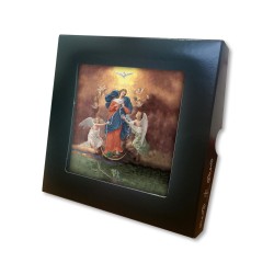 Piastrella di Maria che scioglie i nodi 10 x 10 cm in scatola regalo