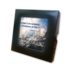 Piastrella con frase ispirazionale 10 x 10 cm in scatola regalo