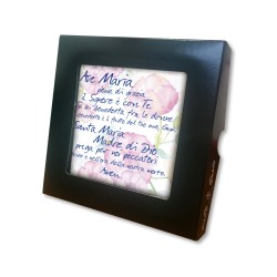 Piastrella con Ave Maria 10 x 10 cm in scatola regalo
