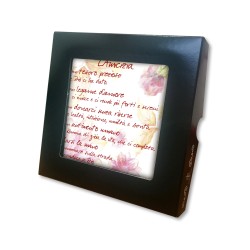 Piastrella con l'Amicizia 10 x 10 cm in scatola regalo