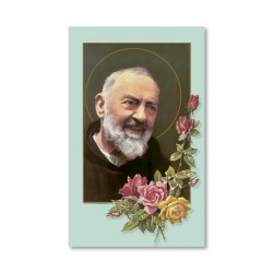 Santino dai toni pastello di Padre Pio