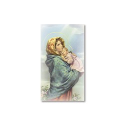 Santino Madonnina del Ferruzzi con preghiera
