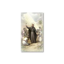 Santino San Francesco Saverio con preghiera