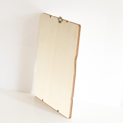 Quadro in legno sagomato stile vintage della Madonna del Carmelo