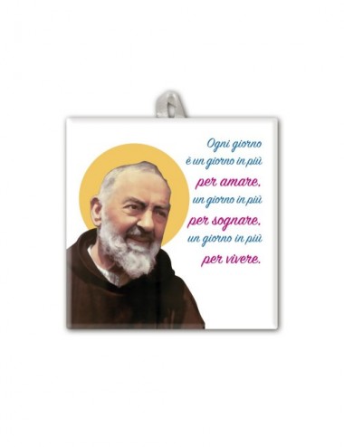 Piastrella di Padre Pio 10...