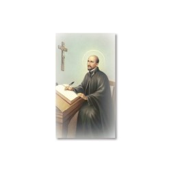 Santino Sant'Ignazio di Loyola con preghiera