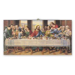 Tela pittorica intelaiata dell'Ultima Cena