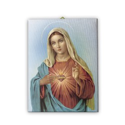 Tela pittorica intelaiata del Cuore Immacolato di Maria