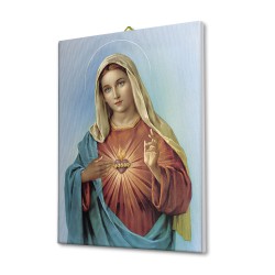 Tela pittorica intelaiata del Cuore Immacolato di Maria