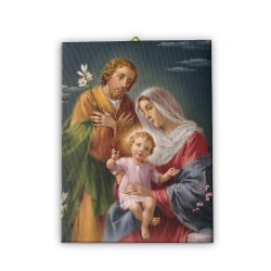 Tela pittorica intelaiata della Sacra Famiglia