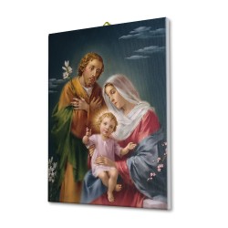 Tela pittorica intelaiata della Sacra Famiglia