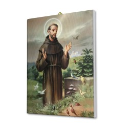 Tela pittorica intelaiata di San Francesco