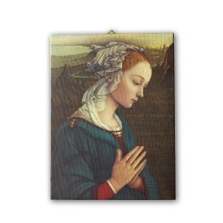 Tela pittorica intelaiata della Vergine dipinta da Filippo Lippi