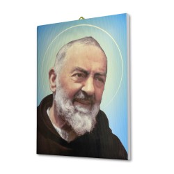 Tela pittorica intelaiata di Padre Pio