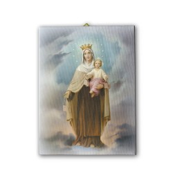 Tela pittorica intelaiata della Madonna del Carmelo