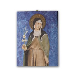 Tela pittorica intelaiata di Santa Chiara dipinta dal Cimabue