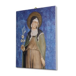Tela pittorica intelaiata di Santa Chiara dipinta dal Cimabue
