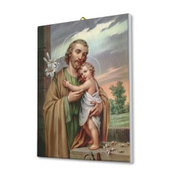 Tela pittorica intelaiata di San Giuseppe